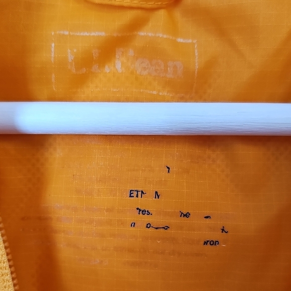 L.L. Bean Vibrant Orange Jacket - Picture 2 of 7